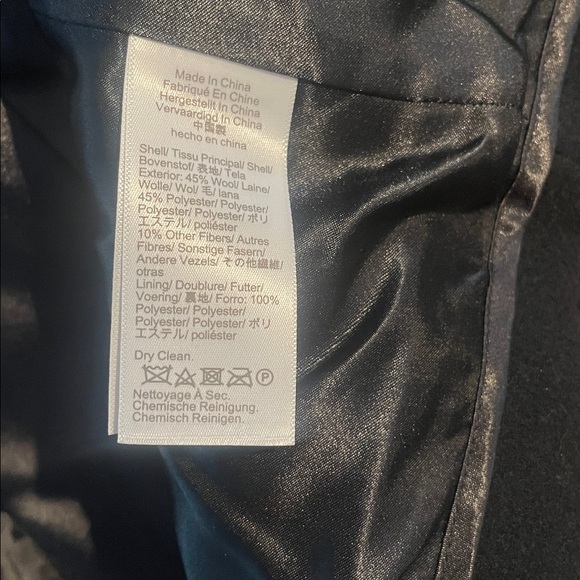 Elegant Black Women's Coat JCREW SIZE 16 WOOL COAT —WORN 2’s - Picture 7 of 8